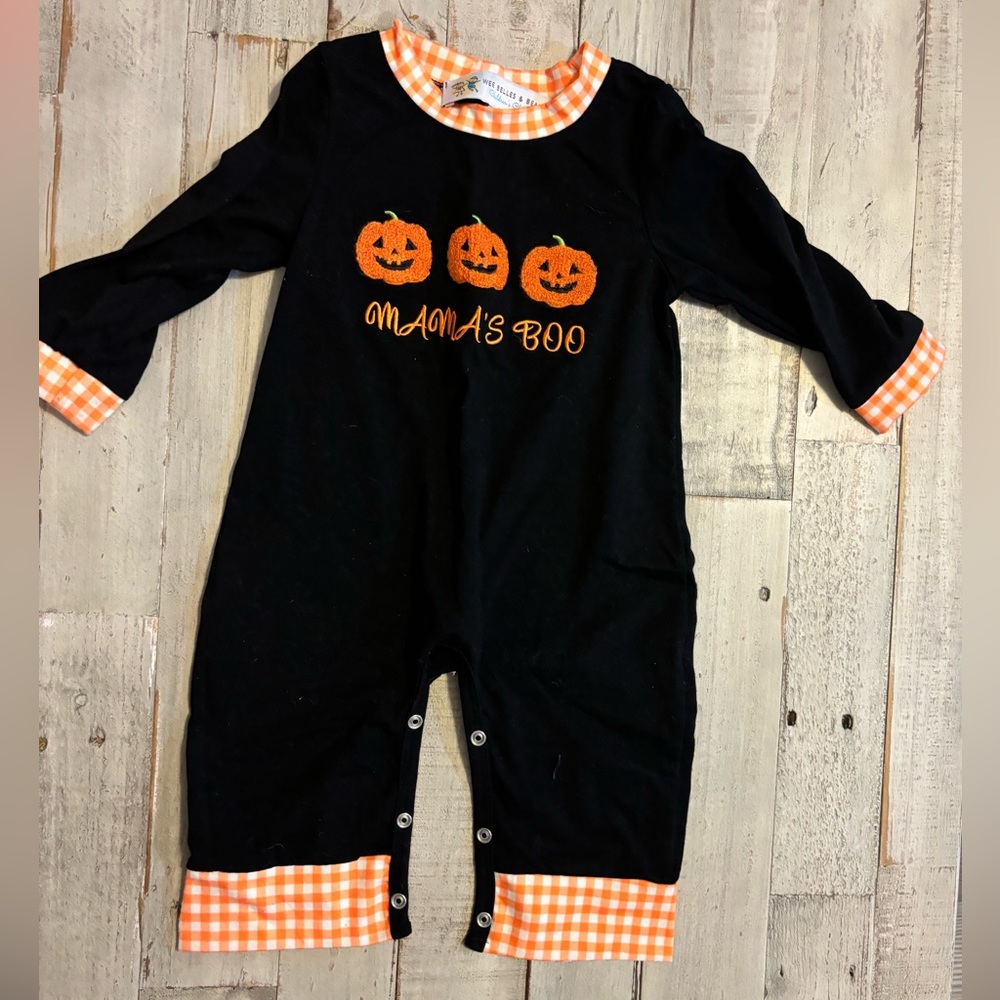 Wee Bella and Beaus BOYS Halloween romper